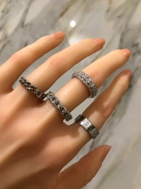 خاتم تصميم ألماس