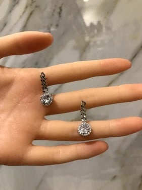 حلق تصميم ألماس