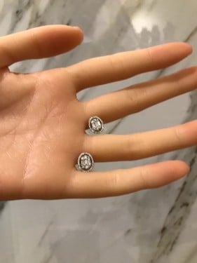 حلق تصميم ألماس