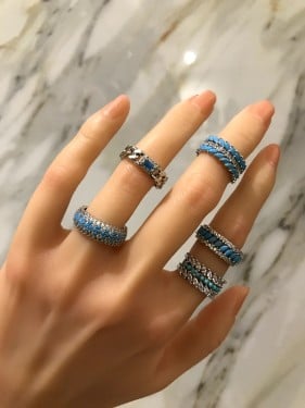 خاتم تصميم ألماس