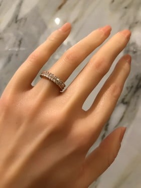 خاتم تصميم ألماس