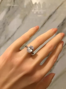 خاتم تصميم ألماس