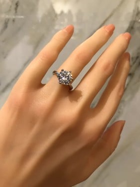 خاتم تصميم ألماس