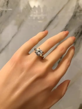 خاتم تصميم ألماس