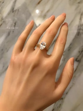 خاتم تصميم ألماس