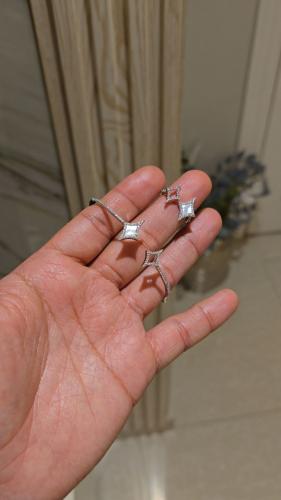 سوار مع خاتم تصميم ألماس