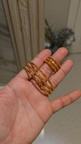 سوار مع خاتم بديل الذهب