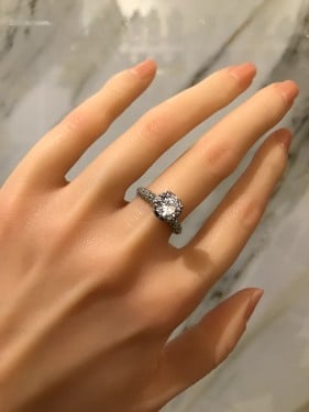 خاتم تصميم ألماس