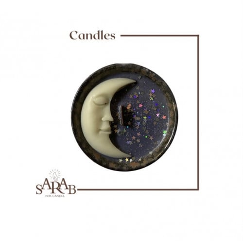 شمعة سَلام قمر السماء | لافندر