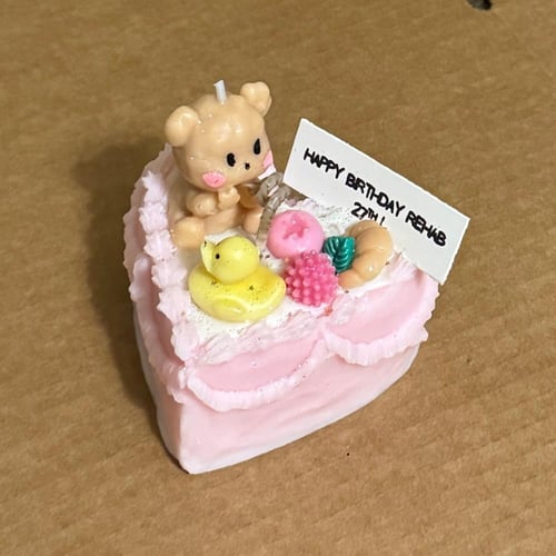 شمعة القلب يوم الميلاد | كرز ياباني