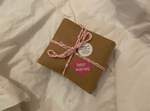 شمعة الأحجار المضيئة مع شارمز | لافندر