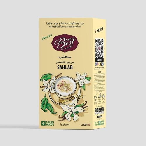 نور بست بودرة سحلب 5 اظرف