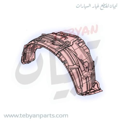 بطانة امامي باثفندر 2006 إلى 2012 نيسان اصلي