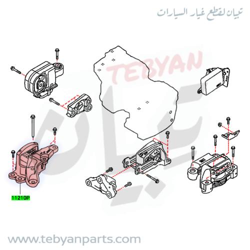 كرسي مكينة يمين التيماء 2019 إلى 2024 اصلي