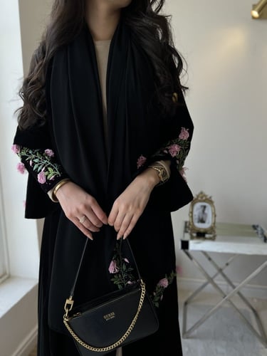 عبايه الزهور