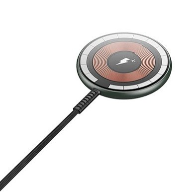 شاحن ميج سف لاسلكي بقوة 15 واط من ويوي أسود