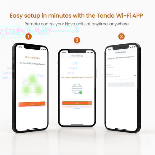 نظام توزيع شبكة | Tenda Nova MW6