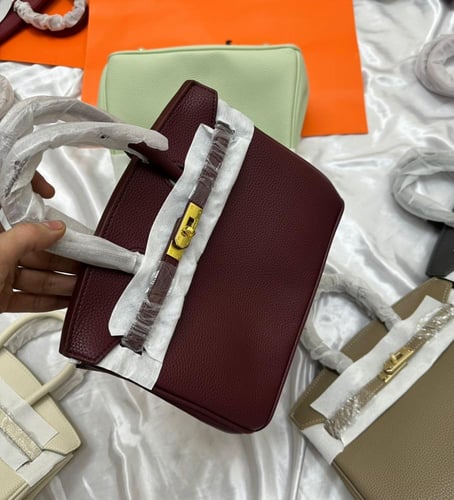 شنطه بيركن جلد مطفي