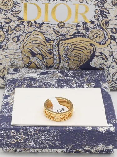 خاتم ديور مطلي ذهب