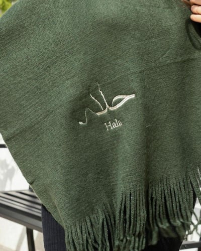 شال شتوي بالاسم