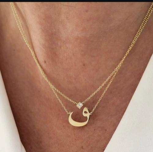 سلسال حرف مع نقطه زركون