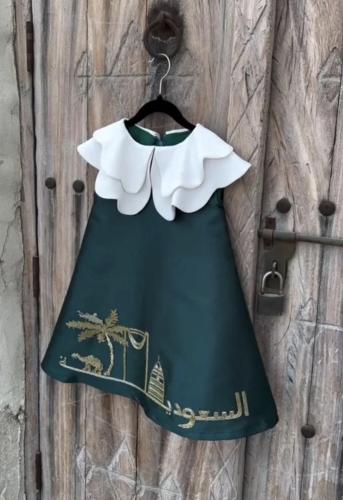 فستان اليوم الوطني شكل جديد