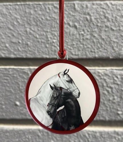 تعليقه اكريلك دائريه