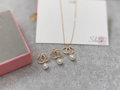 طقم حلق+سلسال