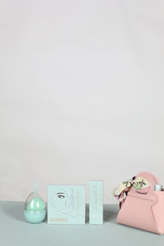 توزيعات مكس لون وردي وسماوي - 4 حبات