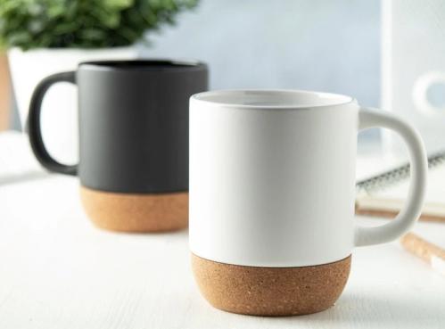 أكواب سيراميك ذات قاعدة من الفلين عالية الجودة