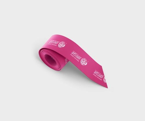 شرائط قماش - طباعة كامل الالوان ( النحيفة 1cm )