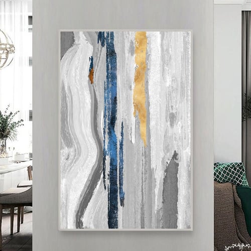 لوحة قماشية مودرن بتصميم تجريدي