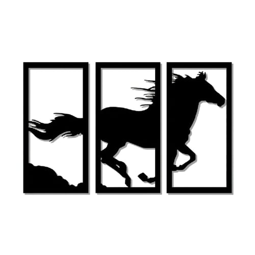 منحوتة اكريلك بتصميم حصان