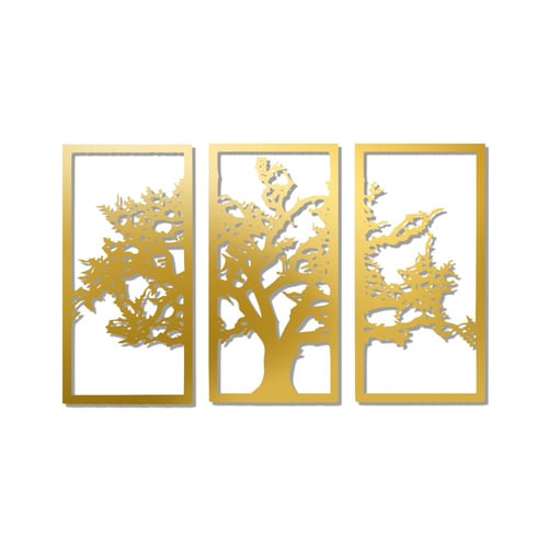 منحوتة اكريلك بتصميم شجرة