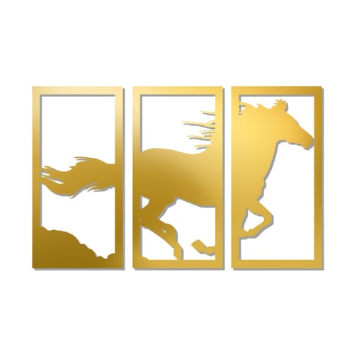 منحوتة اكريلك بتصميم حصان