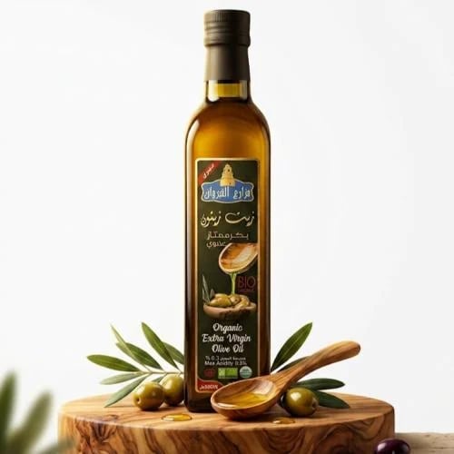 زيت زيتون عضوي (مزارع القيروان )