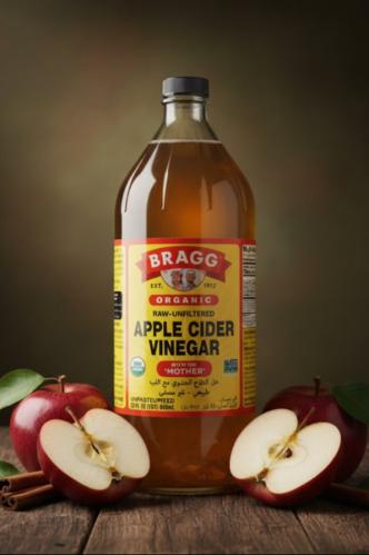 خل تفاح عضوي خام أمريكي