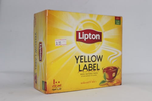أكياس شاي ليبتون 100 كيس أصيلة