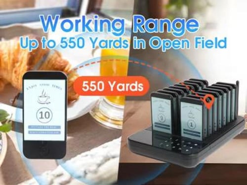 جهاز استدعاء لاسلكي للكافيهات والمطاعم