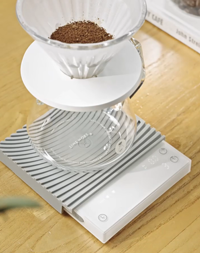 ميزان تايمور مطور بيسك 3 ابيض - TIMEMORE Black Mir...