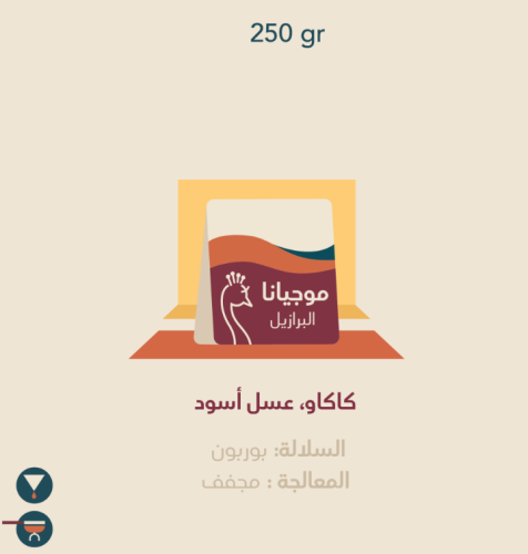 قهوة البرازيل موجيانا 250g الطاووس