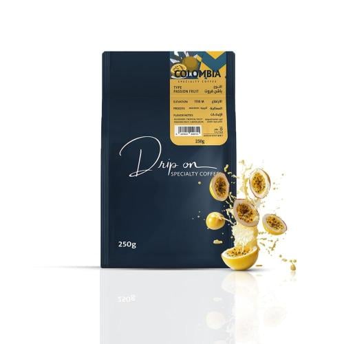 قهوة كولومبيا باشن فروت 250g دريب اون