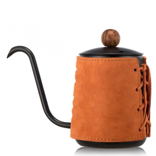 ابريق ترشيح ديجو اسود 300ml جلد برتقالي