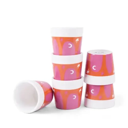 كوب اسبريسو امارا احمر 70ml