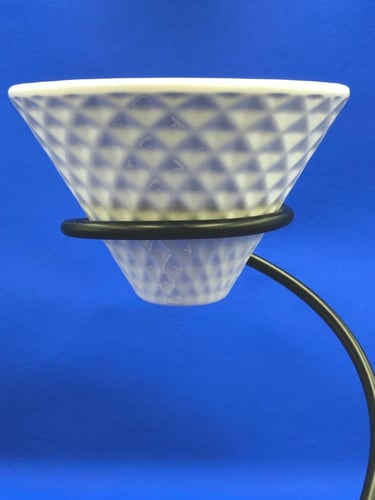 قمع سيراميك v60 ابيض 02 مربعات