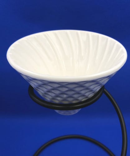 قمع سيراميك v60 ابيض 02 مربعات