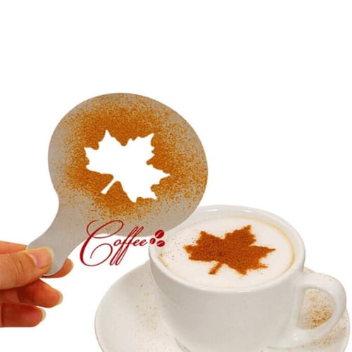 قوالب رسم على القهوة