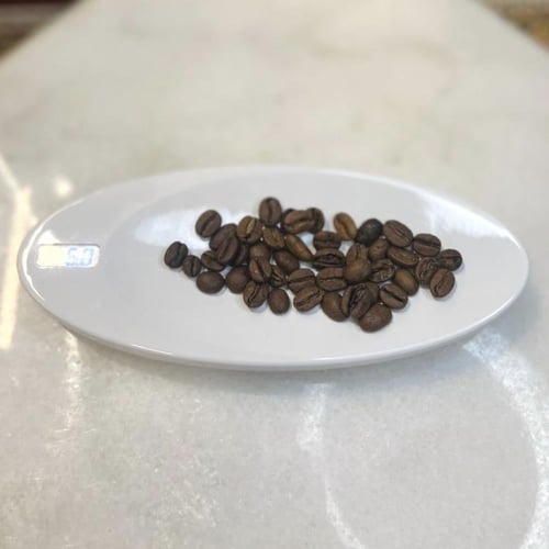 ميزان مع معيار قهوة رقمي - ابيض