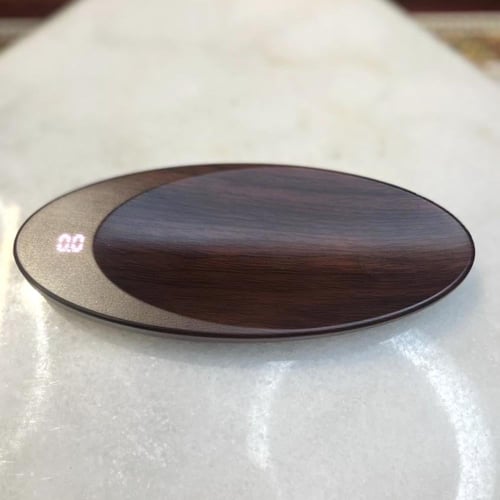 ميزان مع معيار قهوة رقمي - خشبي