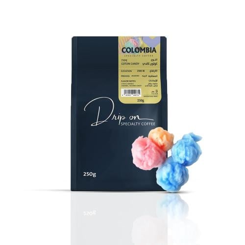 قهوة كولومبيا كوتون كاندي 250g دريب اون
